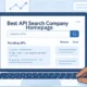 Best API search company's homepage